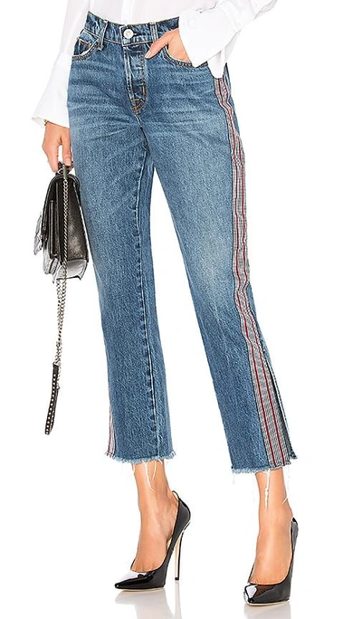 Shop Hudson Riley Luxe Crop Jean In Blue