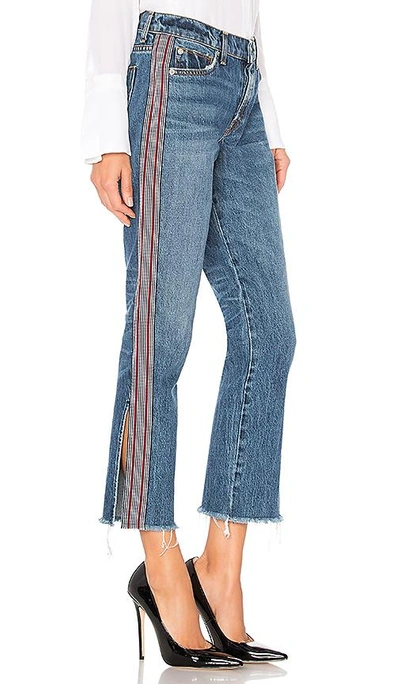 Shop Hudson Riley Luxe Crop Jean In Blue