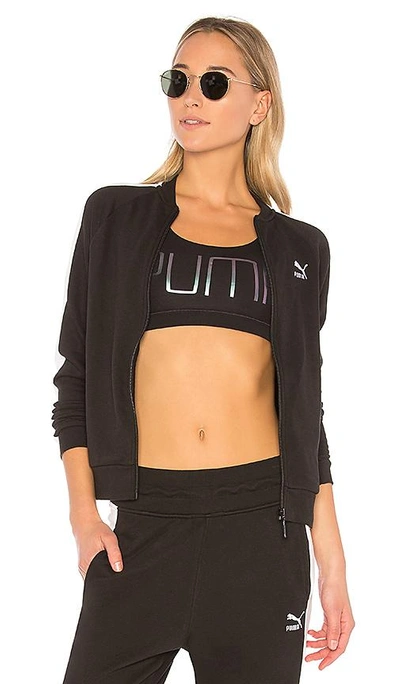 Shop Puma Archive Logo T7 Track Jacket In Black