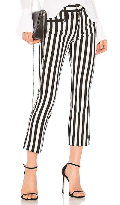 Shop Calvin Rucker Girls Cropped Trouser In Black & White