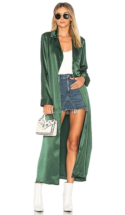 Shop Lovers & Friends Cassie Robe In Green