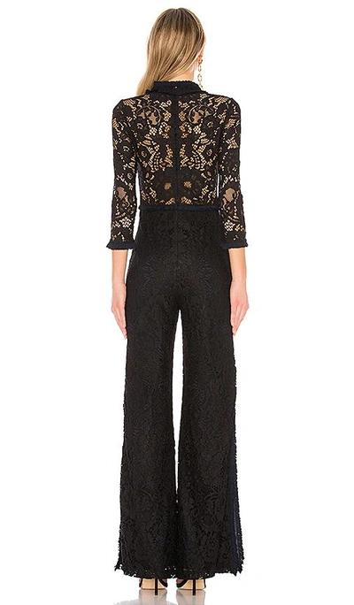 Shop Alexis Debra Lace Jumpsuit In Black