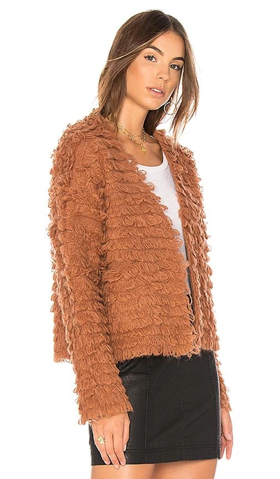 Shop The Great The Short Monster Cardigan In Mauve