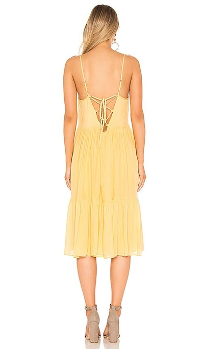 Shop Minkpink Celine Dress In Yellow
