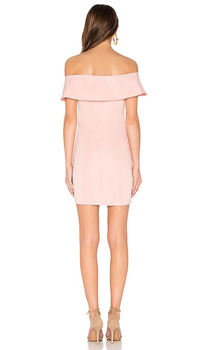 Shop Capulet X Revolve Eva Off The Shoulder Mini Dress In In Rose