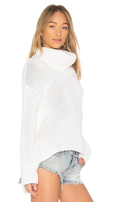 Shop One Teaspoon Pure Roll Neck Sweater In White