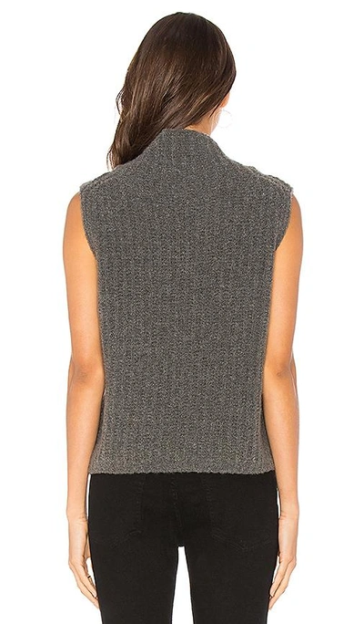 Shop Vince Turtleneck Sweater In Charcoal