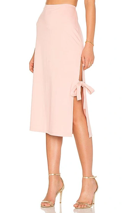 Shop Lpa X Revolve Skirt 263 In Blush