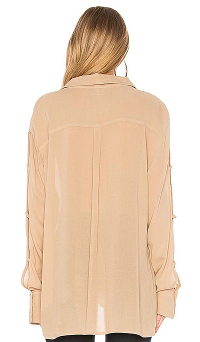 Shop Michael Lauren Nobel Top In Tan