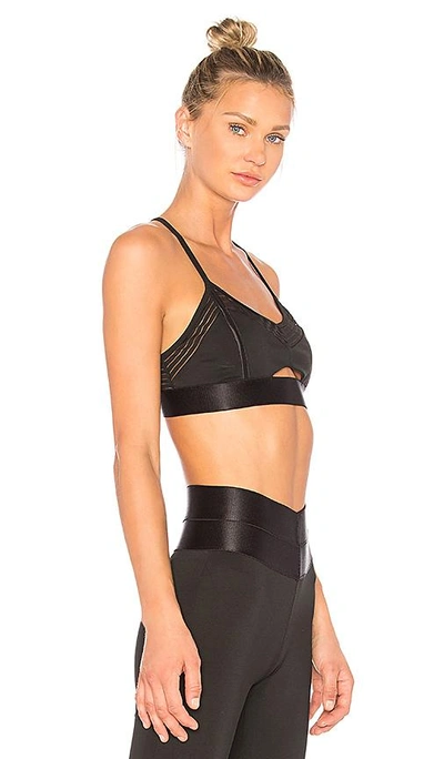 Shop Beloforte Galicia Sports Bra In Black