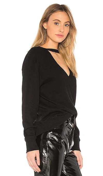 Shop Pam & Gela Choker Sweater In Black
