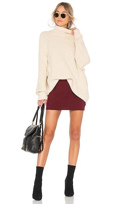 Shop Susana Monaco Slim Skirt In Red