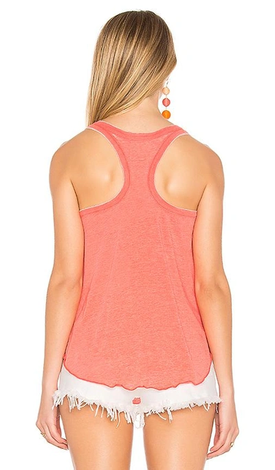 Shop Chaser Everyday Shirttail Tank In Coral