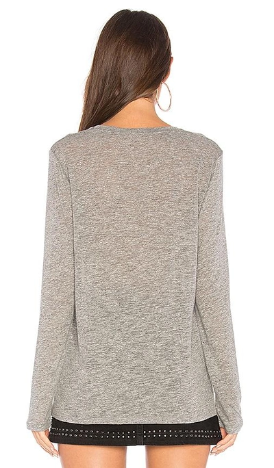 Shop Stateside Supima Slub Top In Gray. In Heather Grey