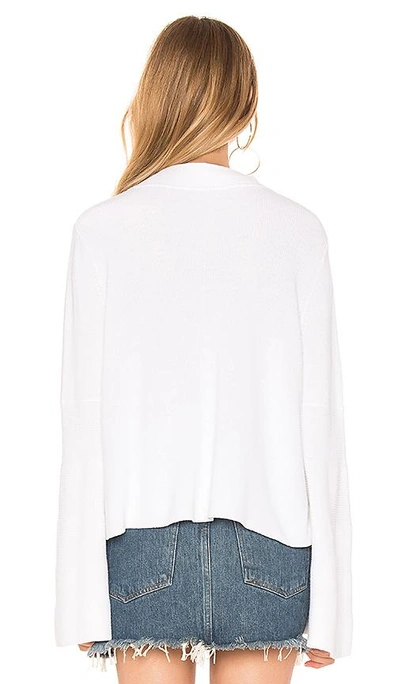 Shop 525 America Bell Sleeve Pullover In White.