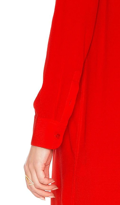 Shop 1.state Lace Up Pocket Dress In Red