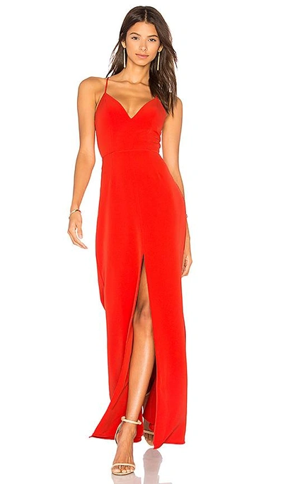 Shop Lovers & Friends Helena Gown In Red