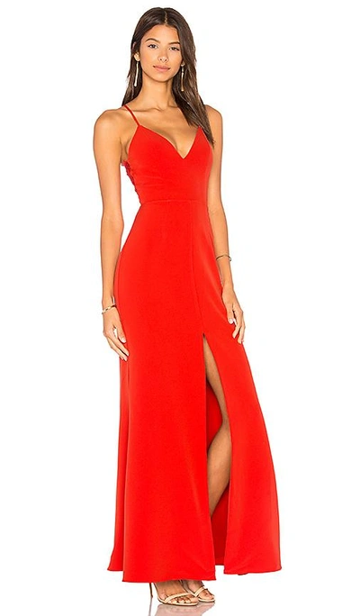Shop Lovers & Friends Helena Gown In Red