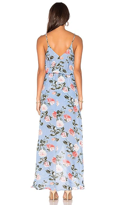 Shop Karina Grimaldi Egypt Print Maxi Dress In Blue