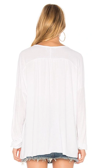 Shop Wildfox Button Up Tee In White
