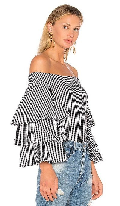 Shop Endless Rose X Revolve Tiered Top In Black