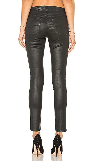 Shop Ag Legging Ankle In Leatherette Super Black