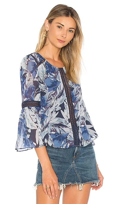 Shop Tularosa Jaylen Blouse In Blue