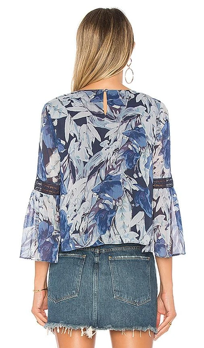 Shop Tularosa Jaylen Blouse In Blue