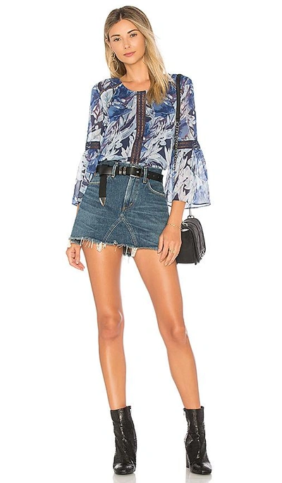 Shop Tularosa Jaylen Blouse In Blue