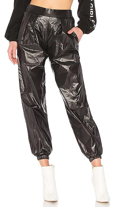 Shop Palmer Girls X Miss Sixty Nylon Pant In Black