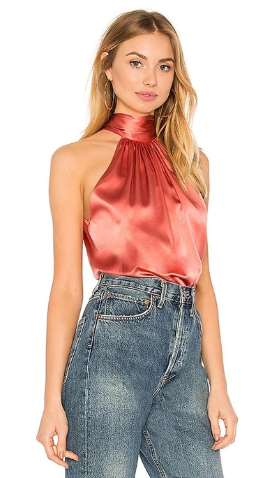 Shop Ramy Brook Paige Top In Coral