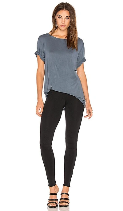 Shop David Lerner Ankle Zip Legging In Black