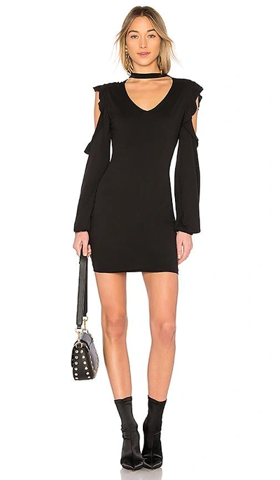 Shop Pam & Gela Choker Dress In Black