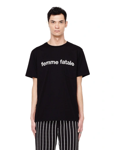 Shop The Soloist 'femme Fatale' Printed T-shirt In Black