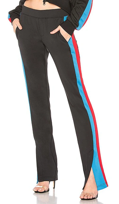 Shop Pam & Gela Sport Stripe Pant In Black