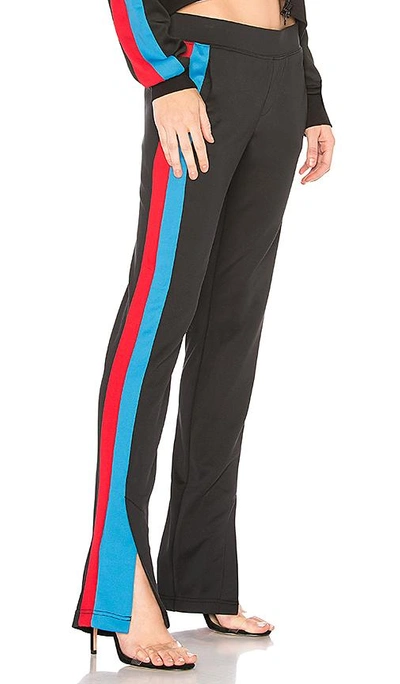 Shop Pam & Gela Sport Stripe Pant In Black
