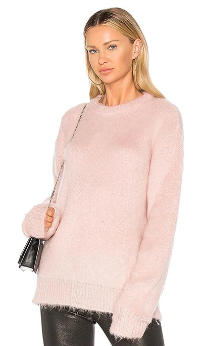 Shop Carven Mohair Sweater In Pink