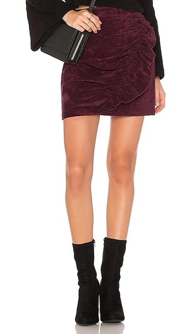 Shop Devlin Mabel Skirt In Purple