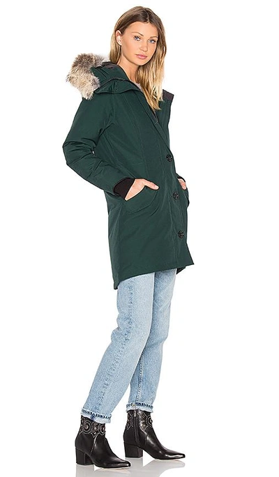 Shop Canada Goose Rossclair Parka In Green