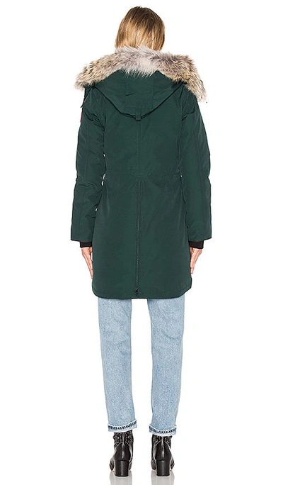 Shop Canada Goose Rossclair Parka In Green