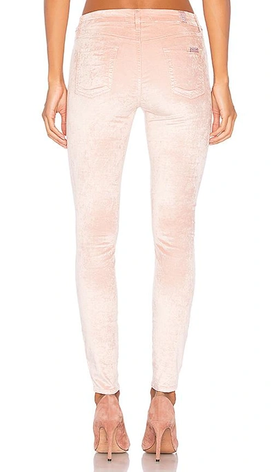 Shop 7 For All Mankind Ankle Skinny In Blush