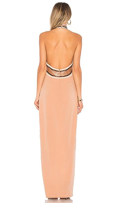 Shop X By Nbd Rosie Gown In Salmon Sand