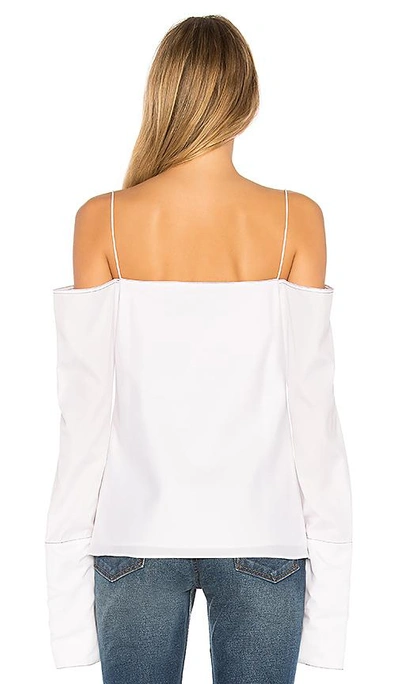 Shop Michael Lo Sordo Suspended Cami With Sleeve In White