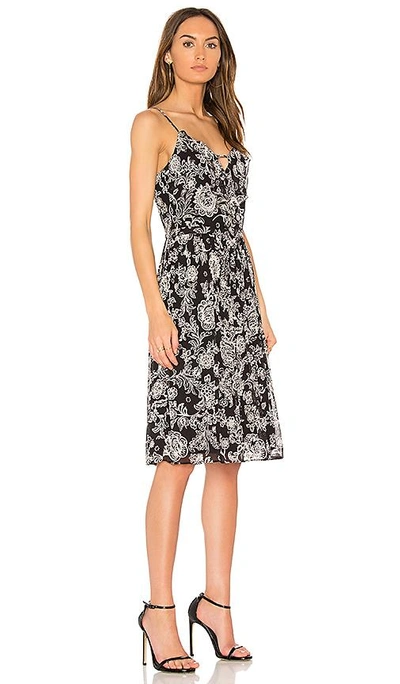 Shop Ella Moss Ria Floral Dress In Black