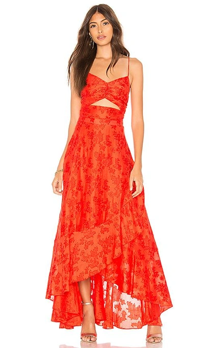 Shop Free People Buona Sera Maxi Dress In Red