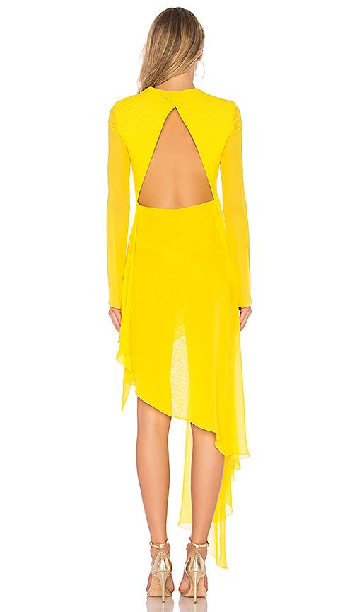off white asymmetric dress