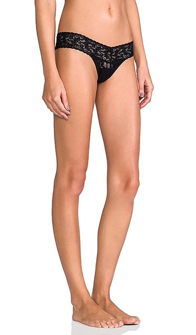 Shop Hanky Panky Low Rise Thong In Black