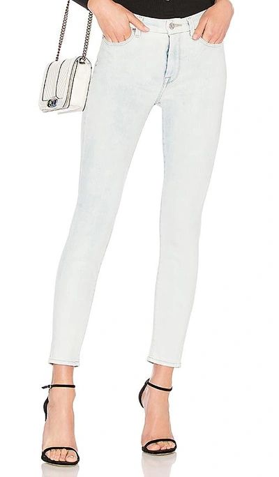Shop 7 For All Mankind Hw Ankle Skinny Jean In Blue