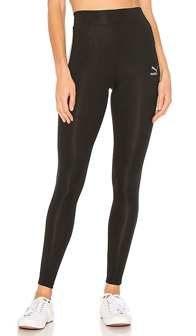 Shop Puma Classic Logo Legging In Black