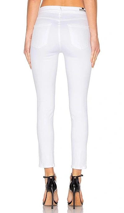Shop Citizens Of Humanity Rocket High Rise Crop Skinny In Sculpt White